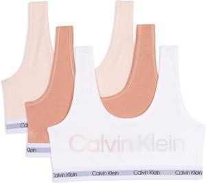 Комплект из 3 пар нижнего белья Calvin Klein для девочек, Ck Gradient Logo/Café Creme/Cream Tan