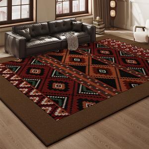 Budis Ковер 300х400 см из велюра, французский винтажный стиль, водонепроницаемый и нескользящий, для гостиной/спальни, моющийся