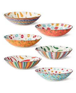 Суповые миски Caliente, набор из 6 штук, сервиз на 6 персон Certified International, miscellaneous