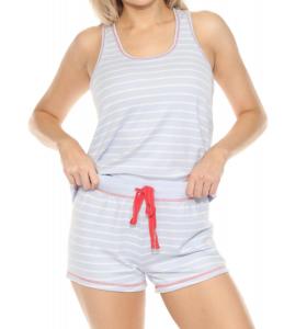 Горные полосатые шорты Mama в голубом тумане PJ Salvage