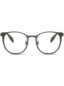 Очки в круглой оправе Emporio Armani, зеленый