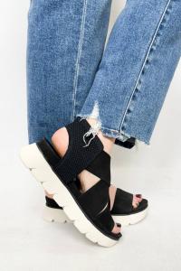 Женские босоножки Chant на платформе, черные Eileen Fisher