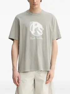Футболка с логотипом Ps Paul Smith, серый