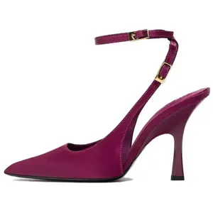 ZARA Туфли на тонком каблуке 11 см, женские, розовые