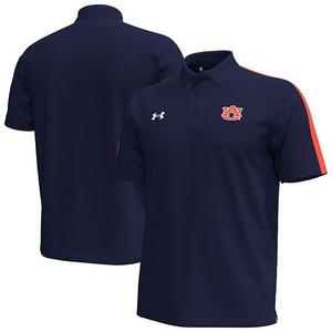 Мужская поло navy auburn tigers pinnacle performance Under Armour