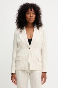 Льняной блейзер Morgan, бежевый