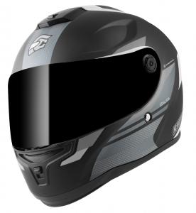 Шлем FC-Moto ff114b zeron, Black Matt/Grey/White