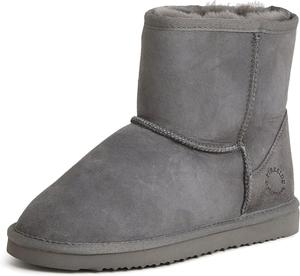 Fireside by Dearfoams Ботинки среднего голенища Fireside от Dearfoams для женщин с отделкой из овчины Rosebery для дома и улицы