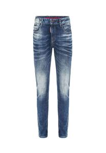 Джинсы с великолепной вышивкой CIPO & BAXX, синий