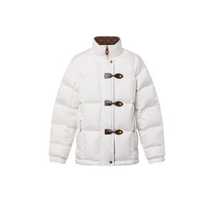 Пуховик с подушкой и монограммой Louis Vuitton, белый