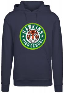 Пуловер F4NT4STIC Hoodie Stranger Things Hawkins Tiger Circle Netflix TV Series, темно синий