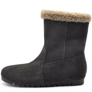 ARTMU Женские зимние ботинки с флисовой подкладкой серого/карамельного цвета