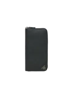 Кошелек из сафьяновой кожи Prada, черный