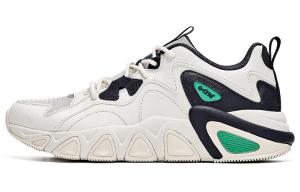 Кроссовки мужские толстые низкие белый/синий 361°