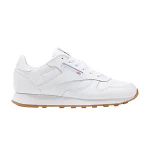 Кроссовки Reebok Classic Leather Big Kid, белый