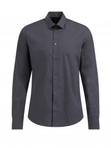 Рубашка узкого кроя на пуговицах We Fashion, антрацит