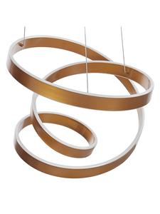 Beliani Подвесные светильники WANLI в золотом цвете - (Ш) 50 x (В) 135 x (Д) 50 см