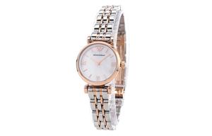 EMPORIO ARMANI Часы Wrist Watch Quartz Movement Stainless Steel Strap Mother of Pearl Color Watch Dial Women's