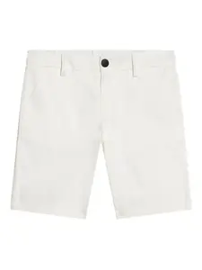 Шорты строгого кроя Roberto Cavalli Junior, белый