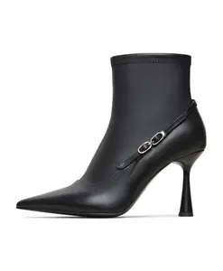 Ботильоны на шпильке «Амелия» - черные Cesare Gaspari, черный