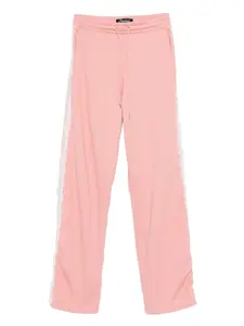 Спортивные брюки с кружевной отделкой по бокам Benjamin Benmoyal, розовый