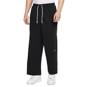 Nike Стандартные повседневные брюки Dri Fit для мужчин Black/Light Ivory White