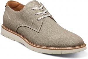 Мужские оксфорды Florsheim Vibe из холщовой ткани с однотонным носком, Taupe
