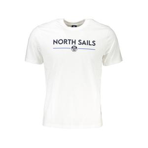 Белая хлопковая футболка North Sails
