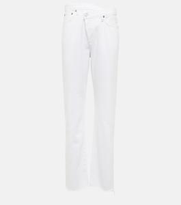 Прямые джинсы Criss Cross с высокой посадкой AGOLDE, белый