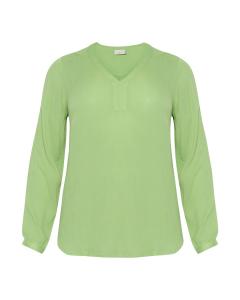 Блуза KAFFE CURVE KC Cami, неоново-зеленый