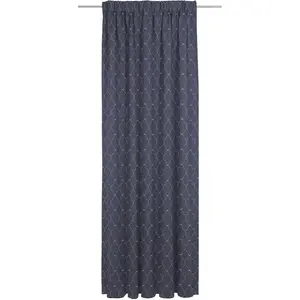 Занавес Indian Cortezada многофункциональная лента, 1 шт., из 100% органического хлопка Adam, темно-синий