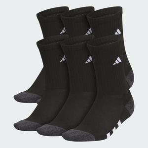 Носки Adidas Athletic Cushioned 6-Pack Crew Socks Kids, цвет Black/Onix/White