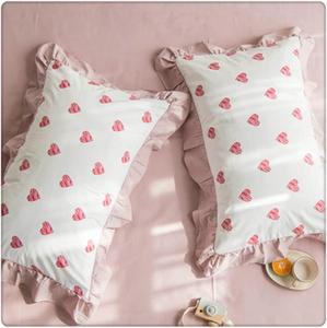 DUYHBAWRS Хлопковая наволочка в стиле small fresh с весенним листочком