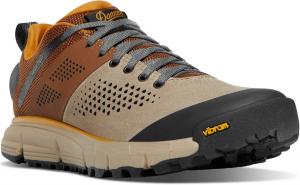 Женские походные ботинки Danner Trail 2650 3 - прочный верх из замши и текстиля, дышащая сетчатая подкладка, стелька Ortholite и подошва Vibram с повышенным сцеплением, коричневый