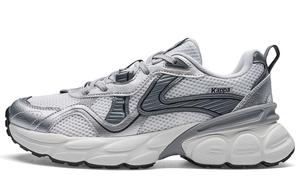 Низкие кроссовки с амортизаторами, унисекс, серебристо-серые Kappa, Classic White/Silver/Dusty Gray