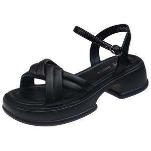 Женские сандалии на одной застежке PARK DANCE, черный