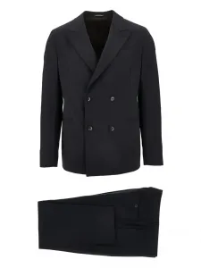 Двубортный костюм Emporio Armani, синий