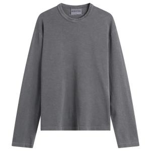 Футболка с длинным рукавом Mki 220 г/м², ткань с неоднородной текстурой Mki Miyuki-Zoku, pigment черный