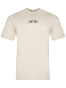 Burberry футболка с логотипом, нейтральный цвет