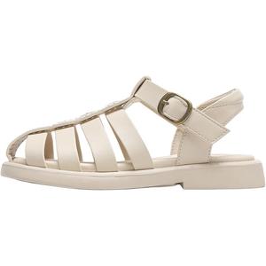 Детские сандалии с низким верхом, нескользящие, износостойкие, дышащие Annil, бежевый