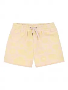 Шорты с кулиской и цветочным принтом Chloé Kids, желтый