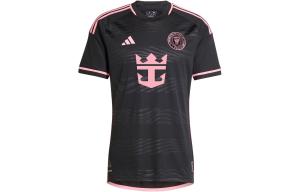 Футбольная майка Inter Miami CF мужская черная Adidas, черный