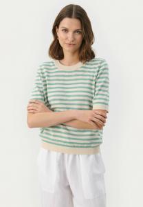 Футболка Part Two GERTIANA, Feldspar Stripe/Green