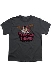 Футболка с коротким рукавом Looney Tunes "Taz Terror" для детей Gildan, Charcoal