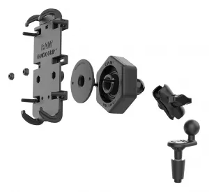 Держатель для телефона Vibe Quick-Grip XL с подставкой и адаптером Vibe Safe RAM Mounts