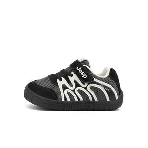 Износостойкие, легкие, амортизирующие, нескользящие детские туфли для младенцев и малышей Jeep, черный