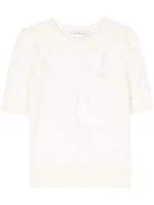 Трикотажный топ Viktor & Rolf, белый