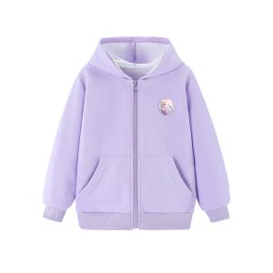 Disney Пальто с бархатной текстурой Purple для детей 3-7 лет