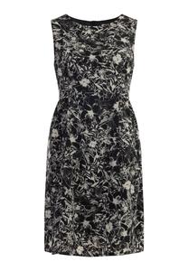 Платье Usha Midi Mit Retro Print, черный