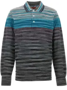 Рубашка поло из ткани пике Missoni, синий